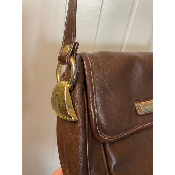 Vintage Capezio Genuine Leather Brown purse/crossbody bag - Picture 2 of 7